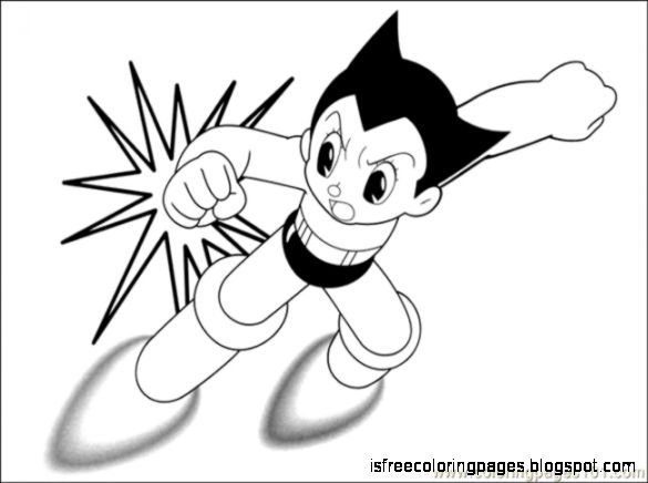 Astro Boy coloring pages 17 – Free Printables